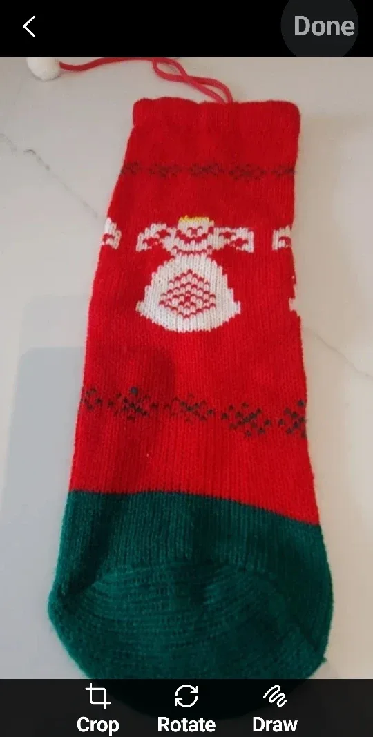 Christmas Stocking - Red & Green image indicator(2)