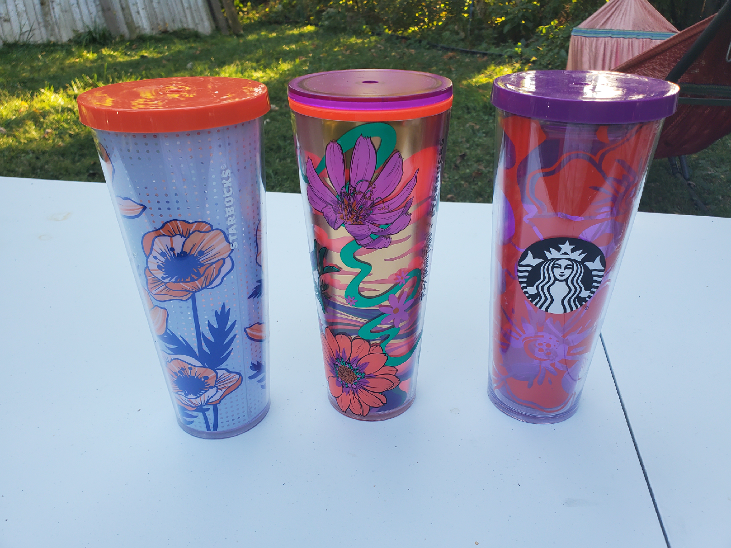 Starbucks Floral Tumblers
