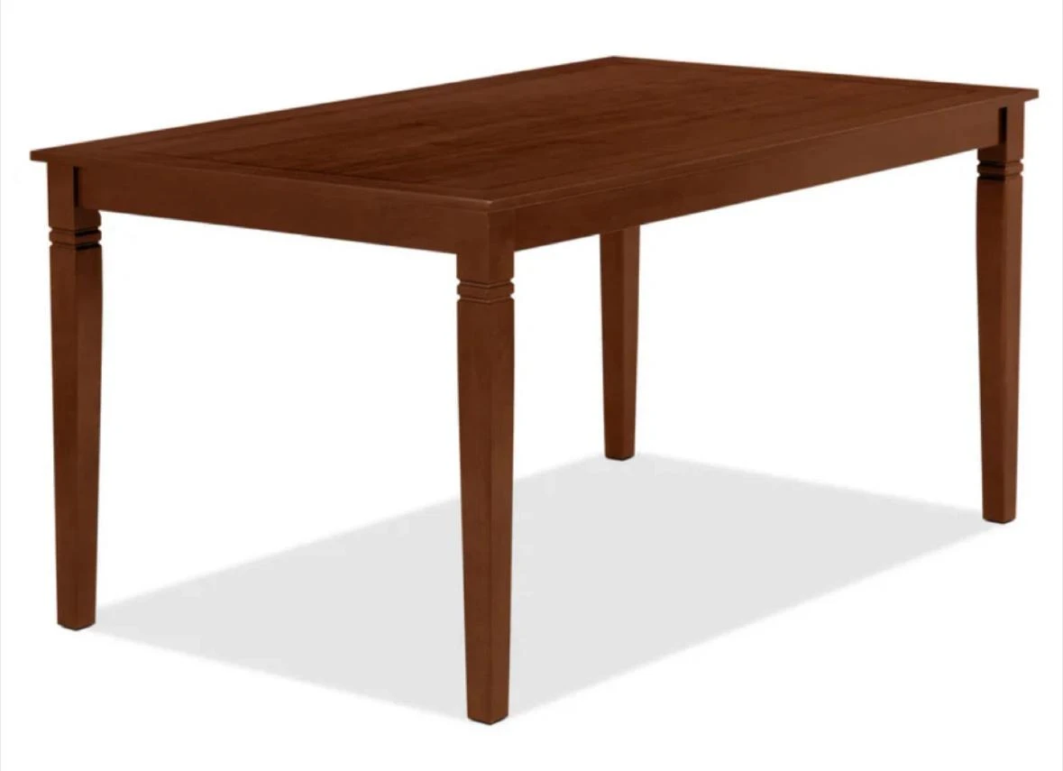 40% Off - Wooden Dining Table with 4 Chairs - Brown - photo 2