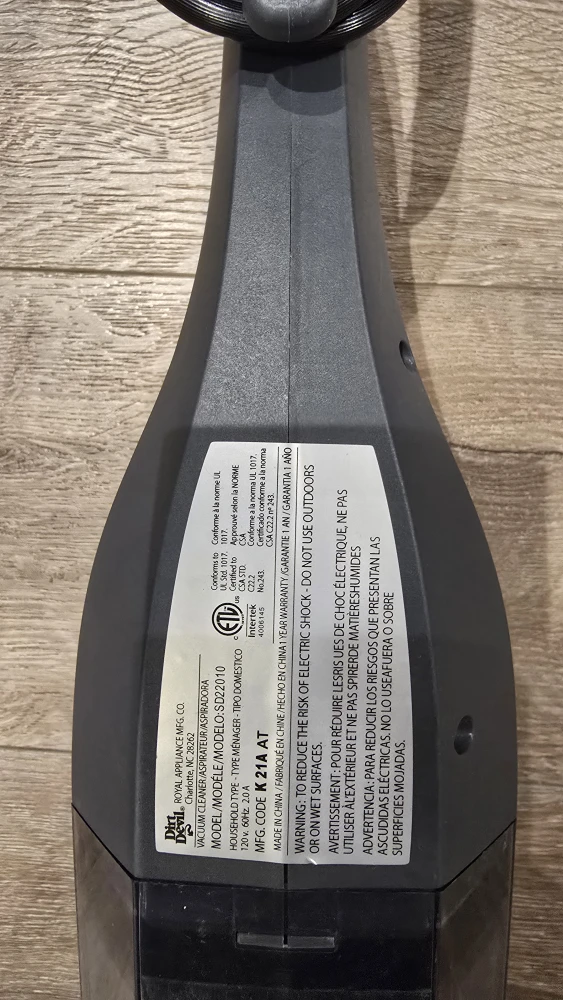Dirt Devil Simpli-Stik Vacuum - photo 5