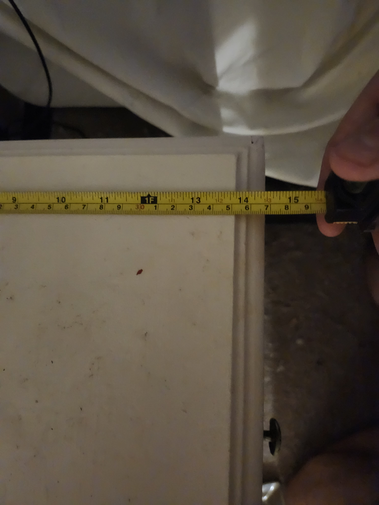 White Wooden Side Table - photo 3