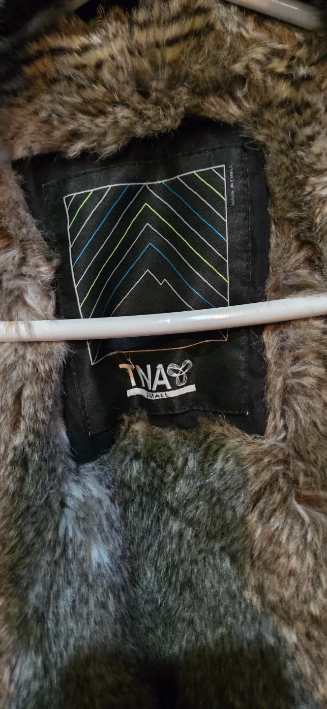 TNA Black Winter Parka - Size Small image indicator(2)