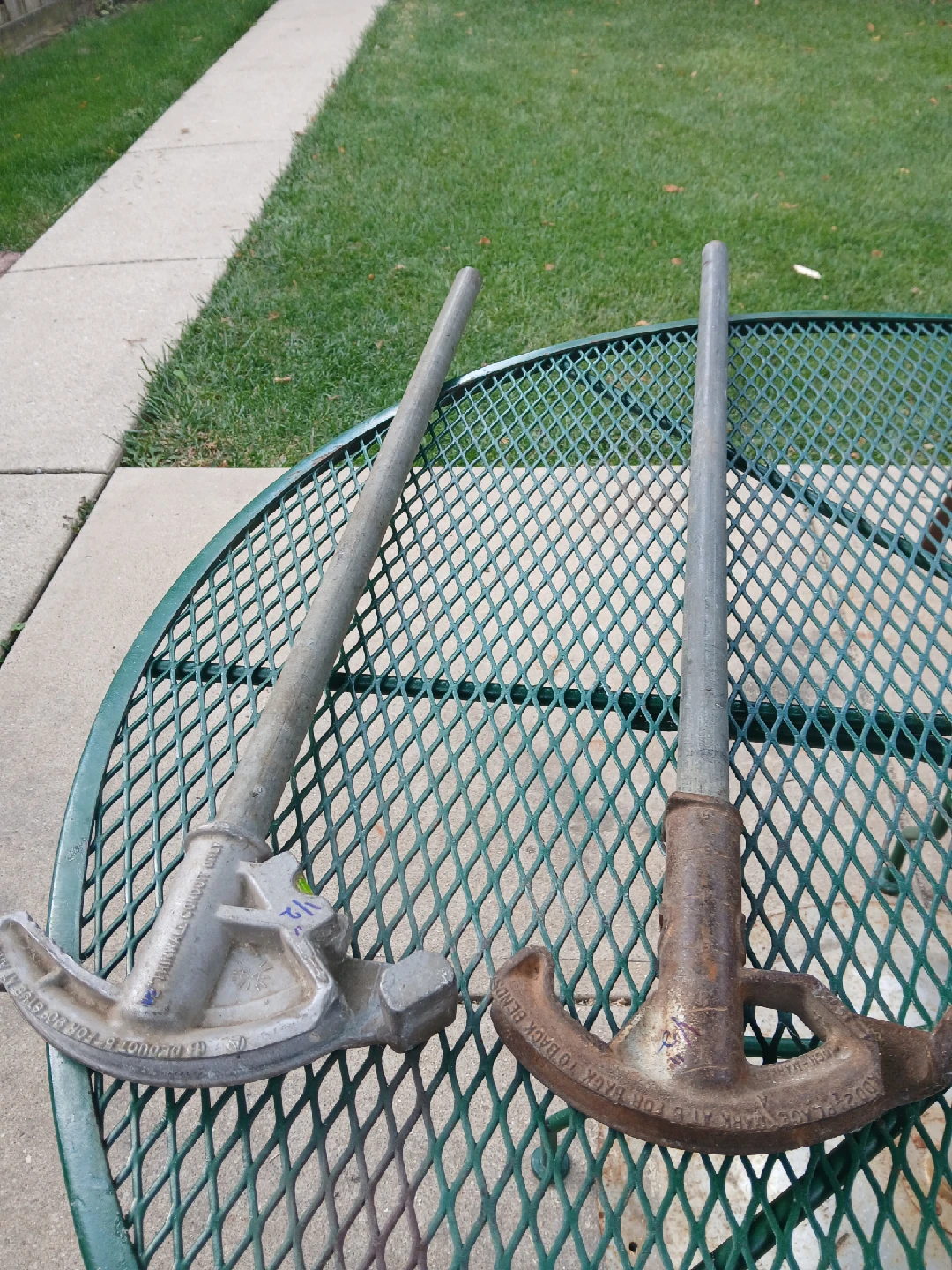 Two Conduit Benders - 1/2 inch