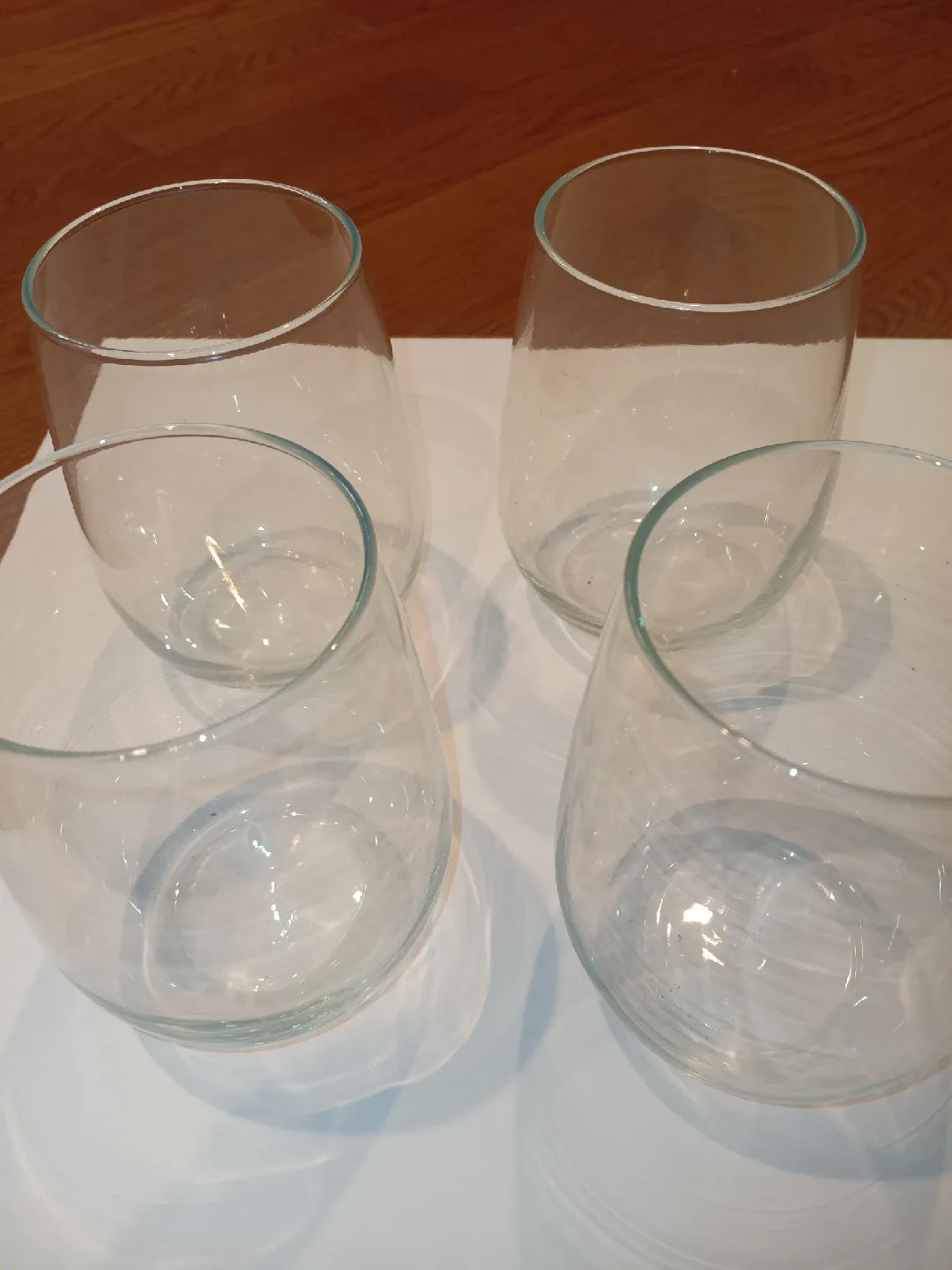 Set of 4 Stemless Wine Glasses