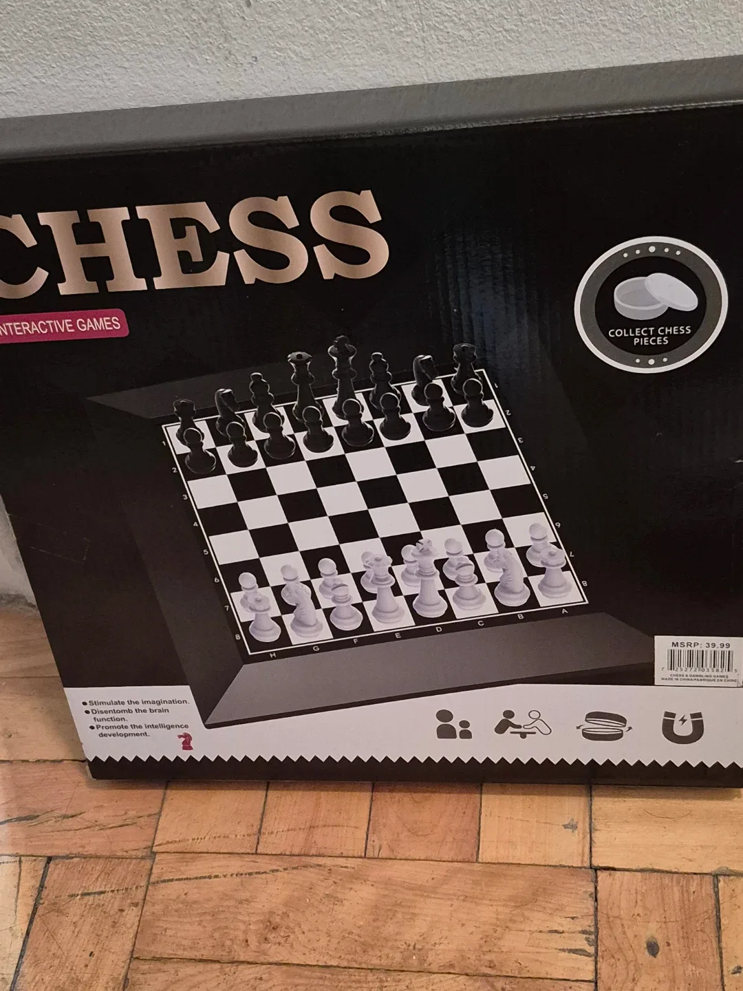 BNIB)Ages 6+ Chess Interactive Game Set thumbnail