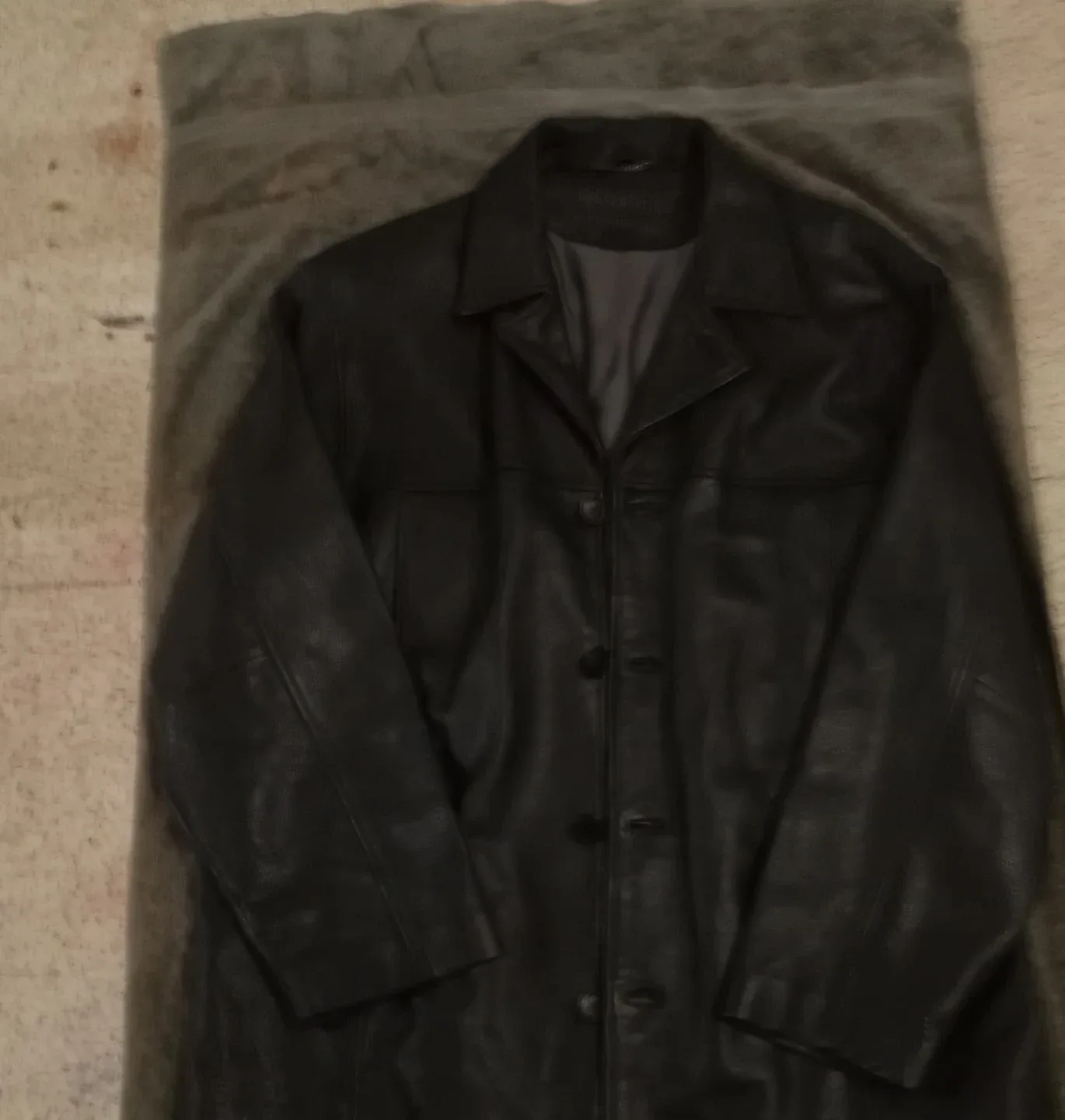 Black Leather Coat image indicator(2)