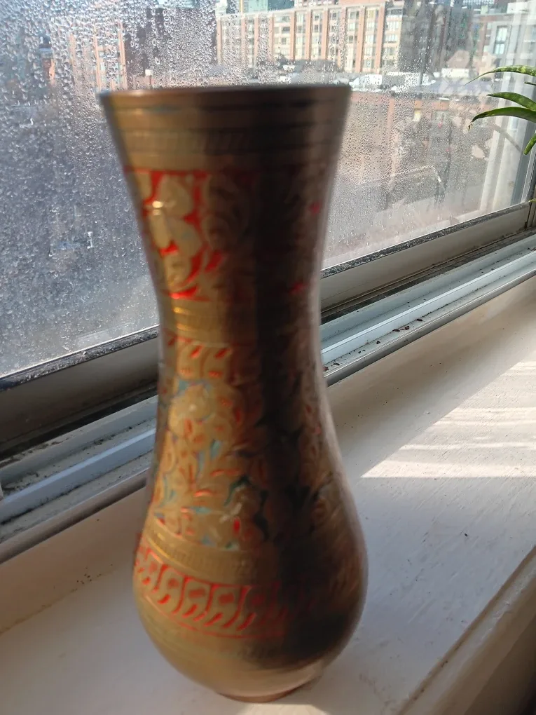 Vintage copper Vase image indicator(2)
