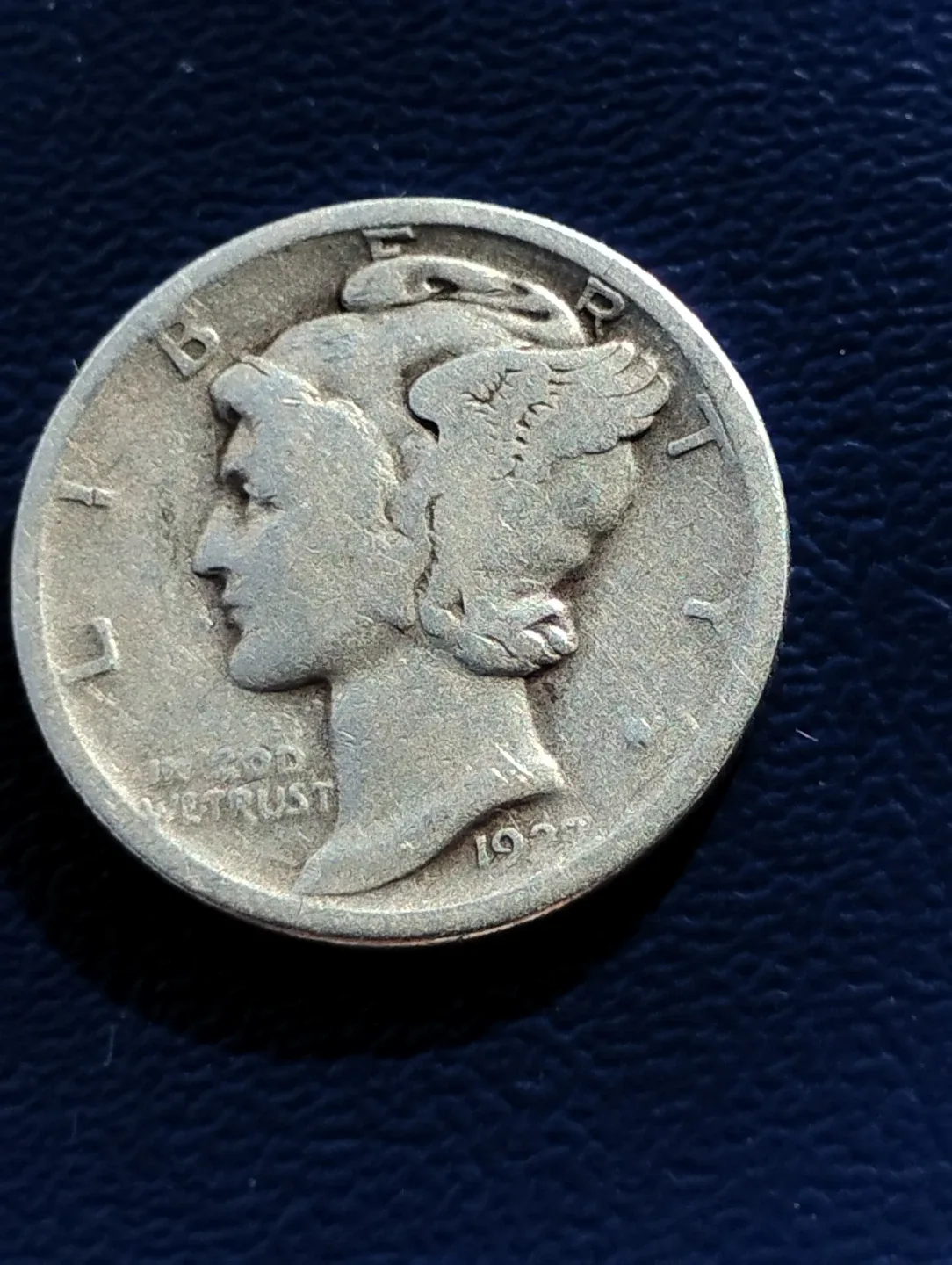 1927 Mercury Dime