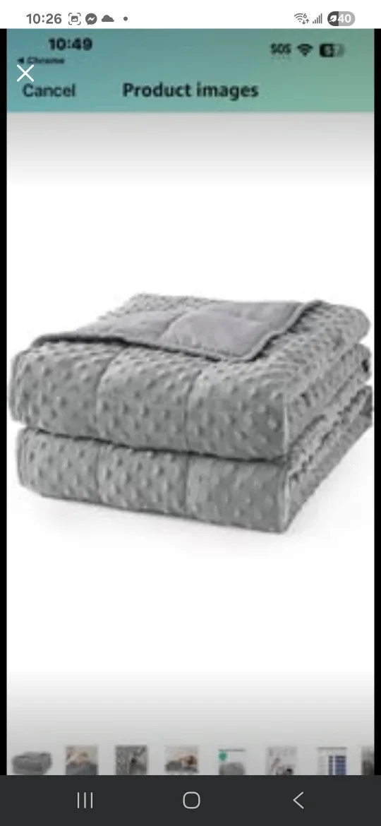 Grey Weighted Blanket - Soft & Snuggly
