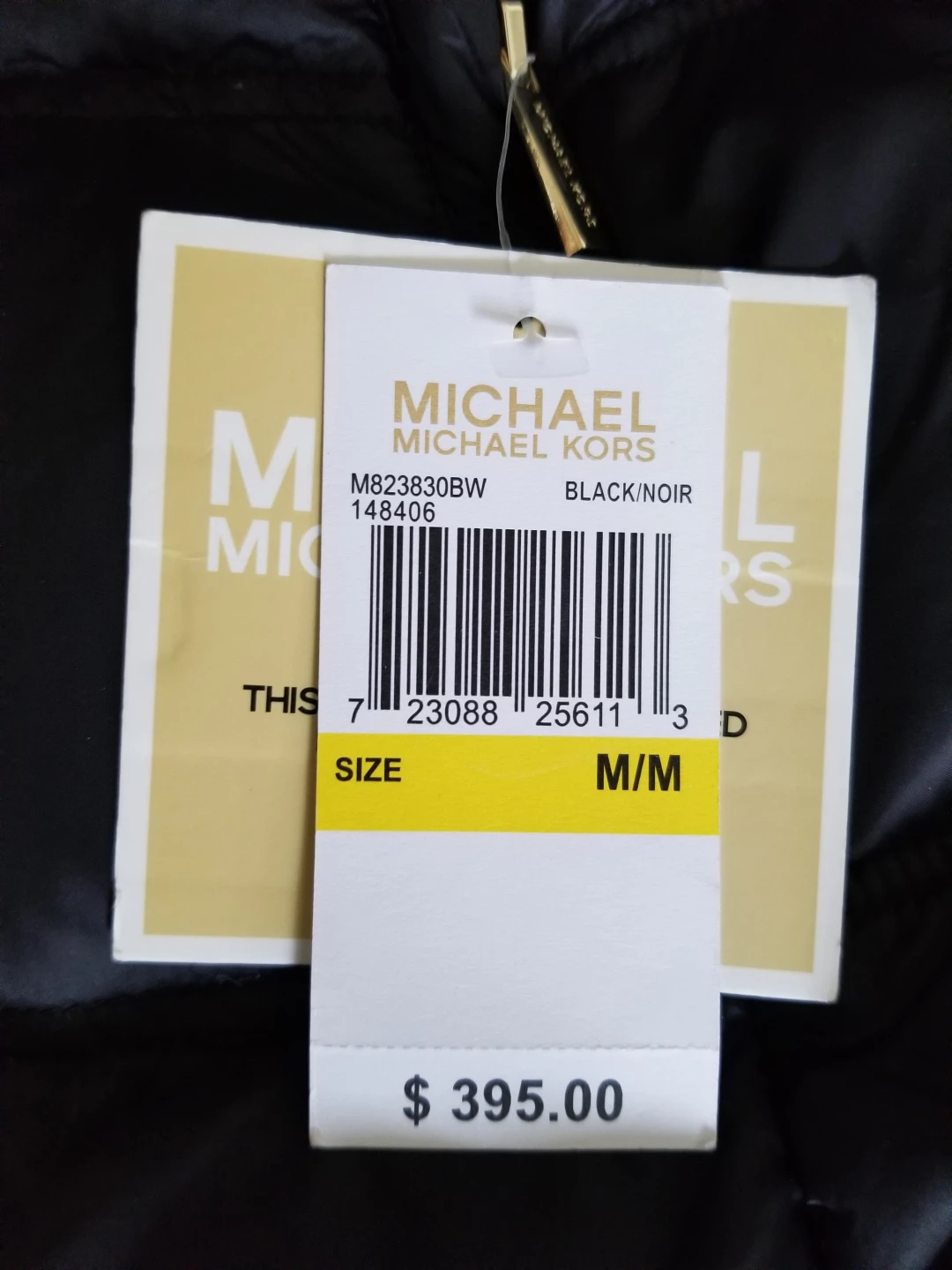 Michael Kors Black Puffer Coat - Size M/M - photo 2