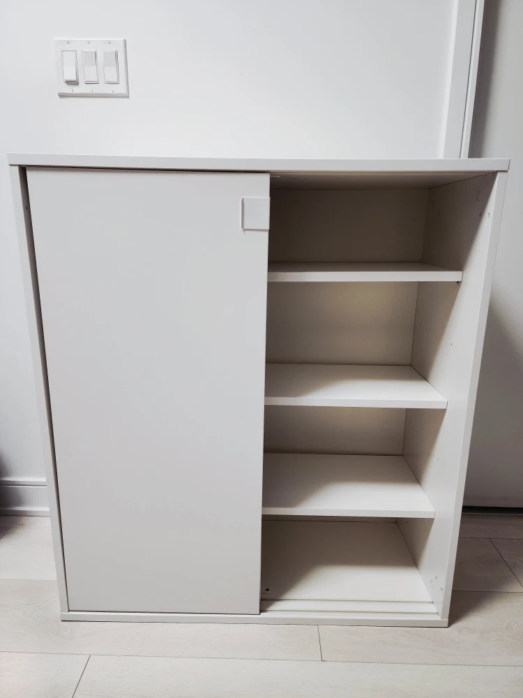 IKEA White  Shoes Cabinet with Sliding Door - photo 2