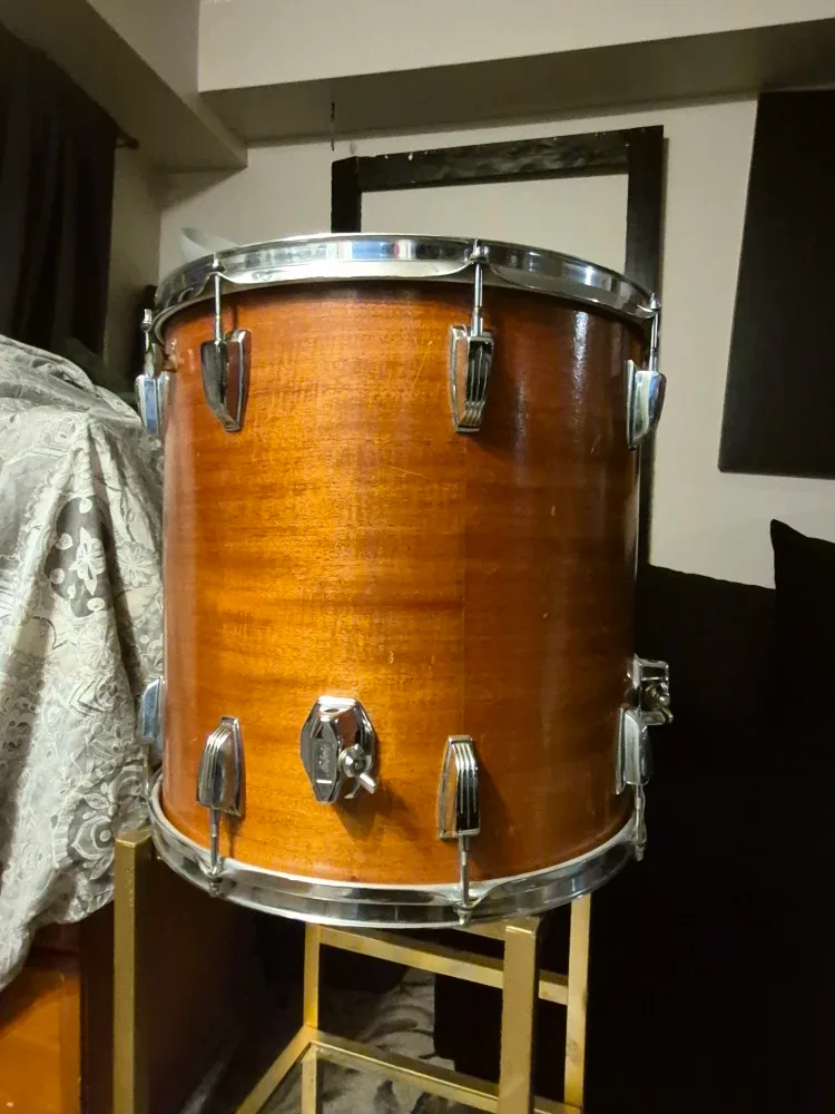 ​🔥VintageLudwigPair16x16WoodFloorTom n 14x5 Su praphonic Snare image indicator(2)