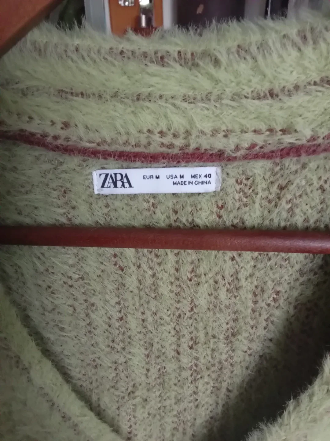 Zara Fuzzy Knit Cardigan - Size M image indicator(2)