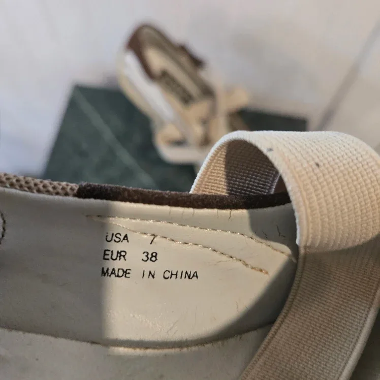 Vintagee NM70  Brown Suede Sneaker Heels - Size 7 image indicator(3)