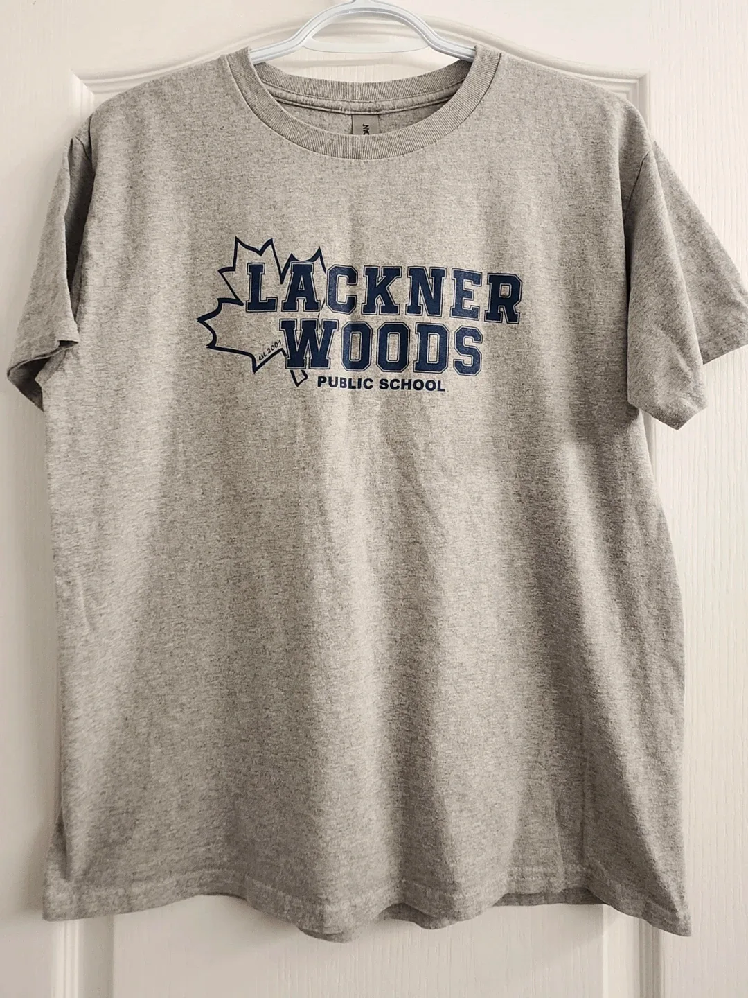 Lackner Woods school shirt in kids XLg. Pick up in Kitchener, $6 thumbnail