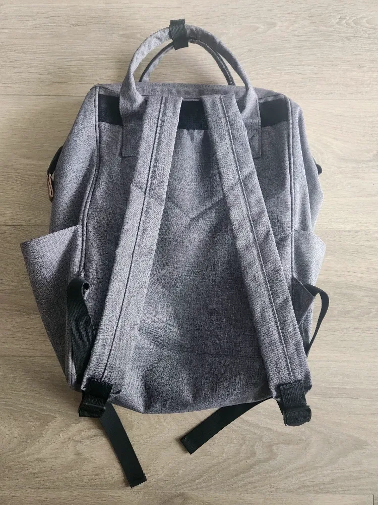 Large authentic Japanese brand Anello Backpack - Grey image indicator(2)
