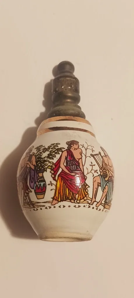 Cute Vintage Ceramic Ancient Greek Design perfume bottle image indicator(4)