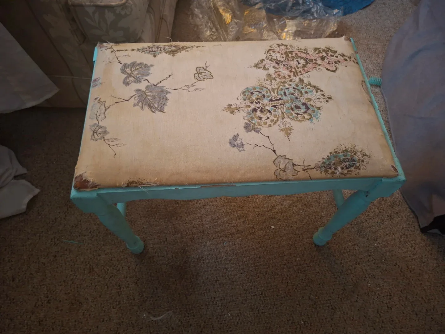 Vintage Vanity Desk & Stool image indicator(3)