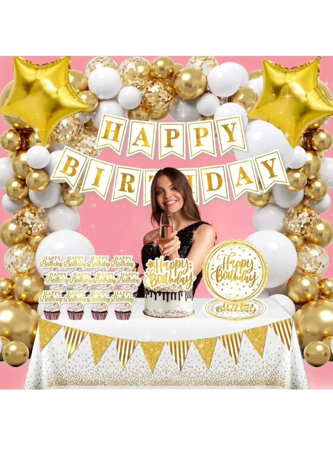 Happy Birthday Party Decoration Set image indicator(4)