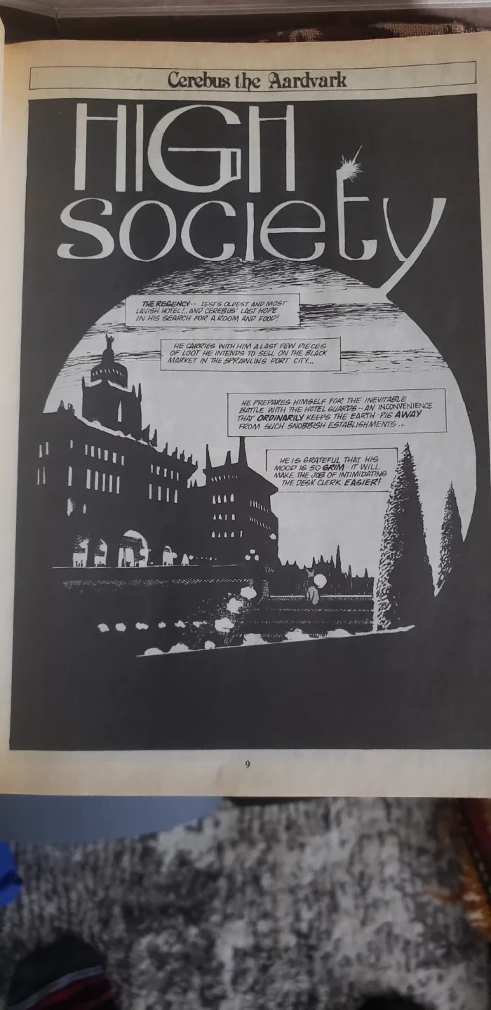 Cerebus the Aardvark: High Society image indicator(3)