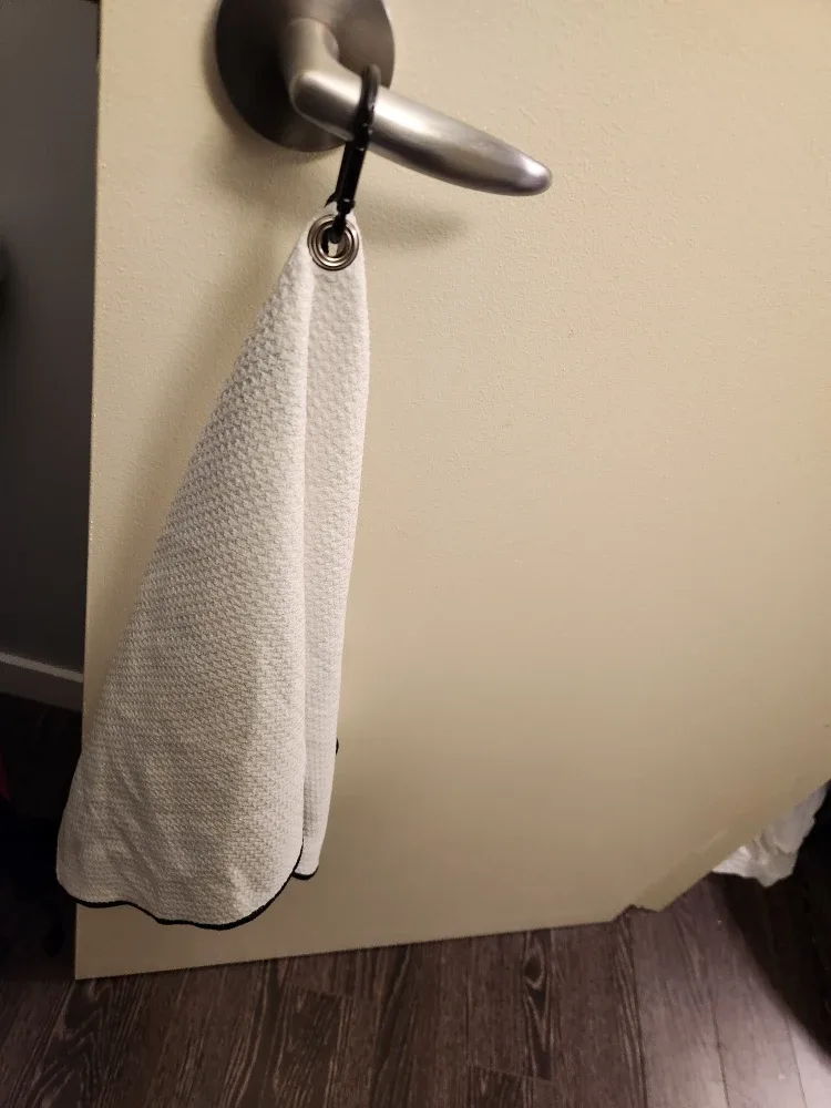 White Golf Towel