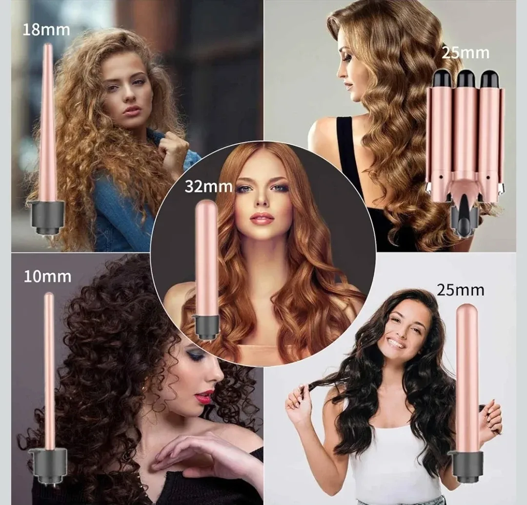 5 in 1 Curling Iron Wand Set -New image indicator(2)
