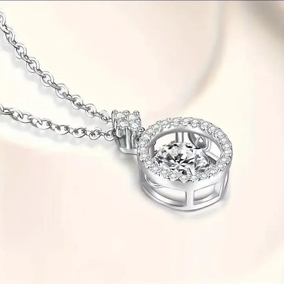 Sterling Silver Elegant Necklace, 40cm + 5cm image indicator(4)