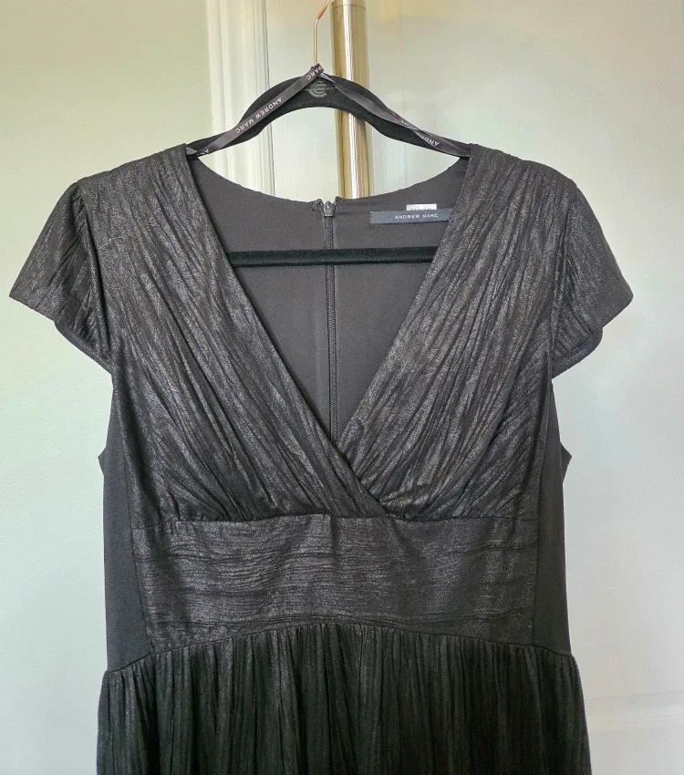 Elegant Little Black Dress By Andrew Marc image indicator(3)