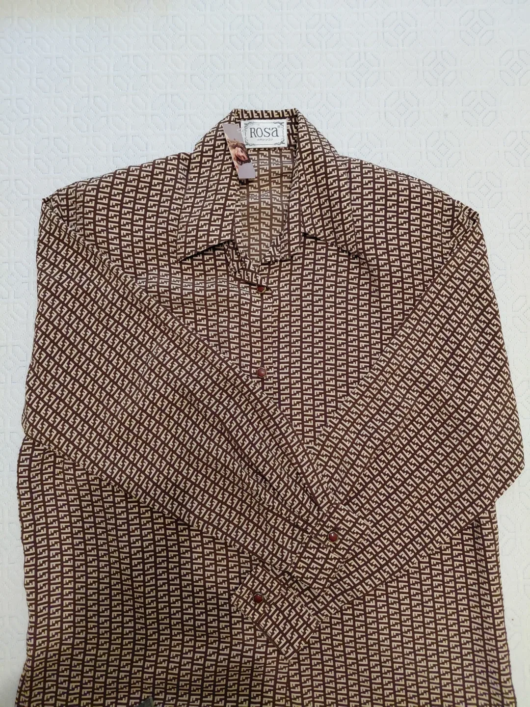 Rosa Brown Patterned Blouse image indicator(3)