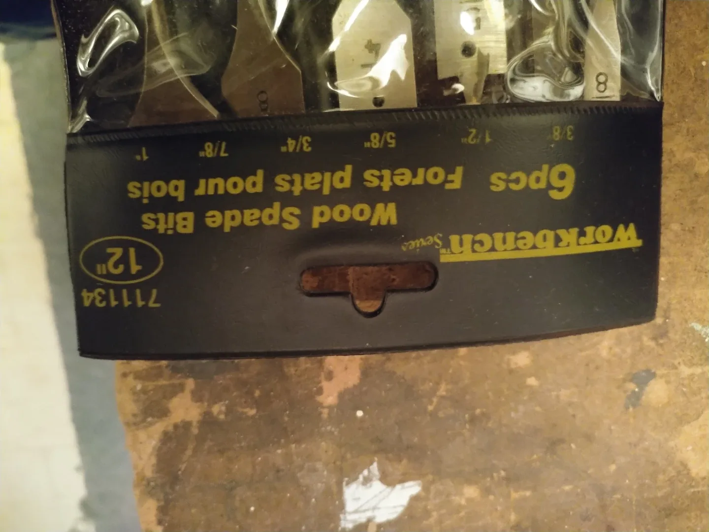 Workbench 6-Piece Wood Spade Bit Set image indicator(2)