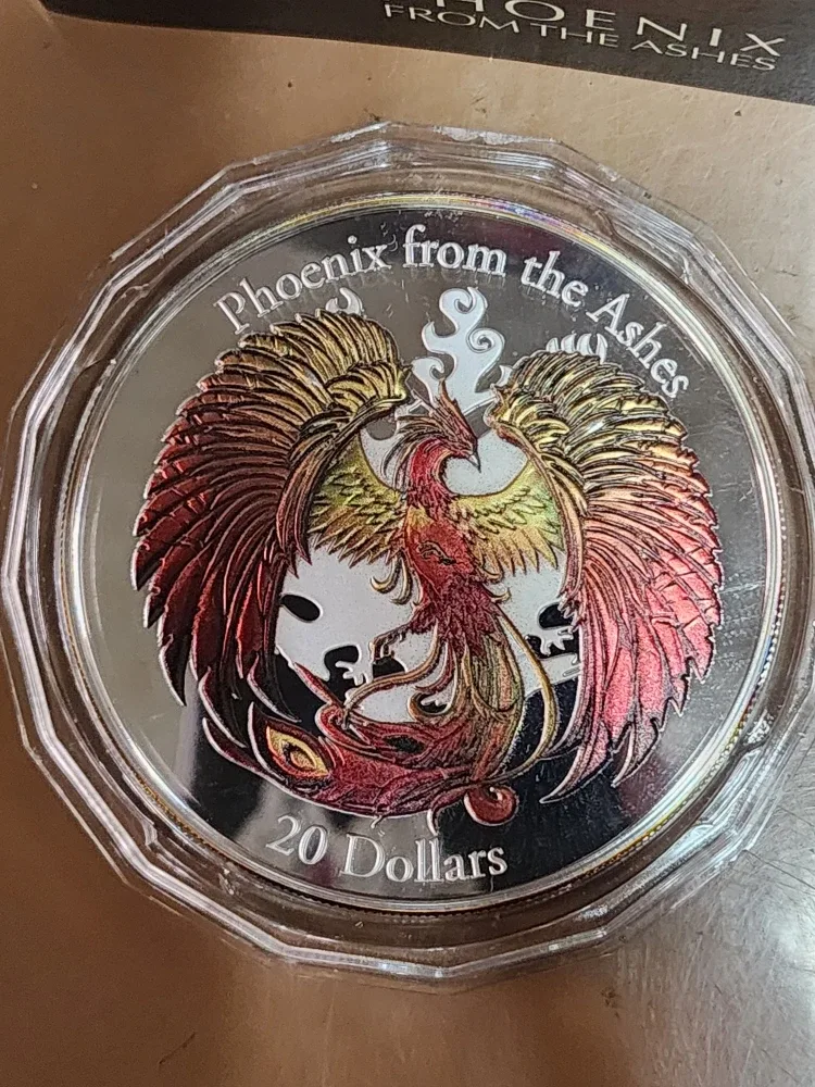 Cook Islands 20 Dollars - Phoenix from the Ashes image indicator(2)