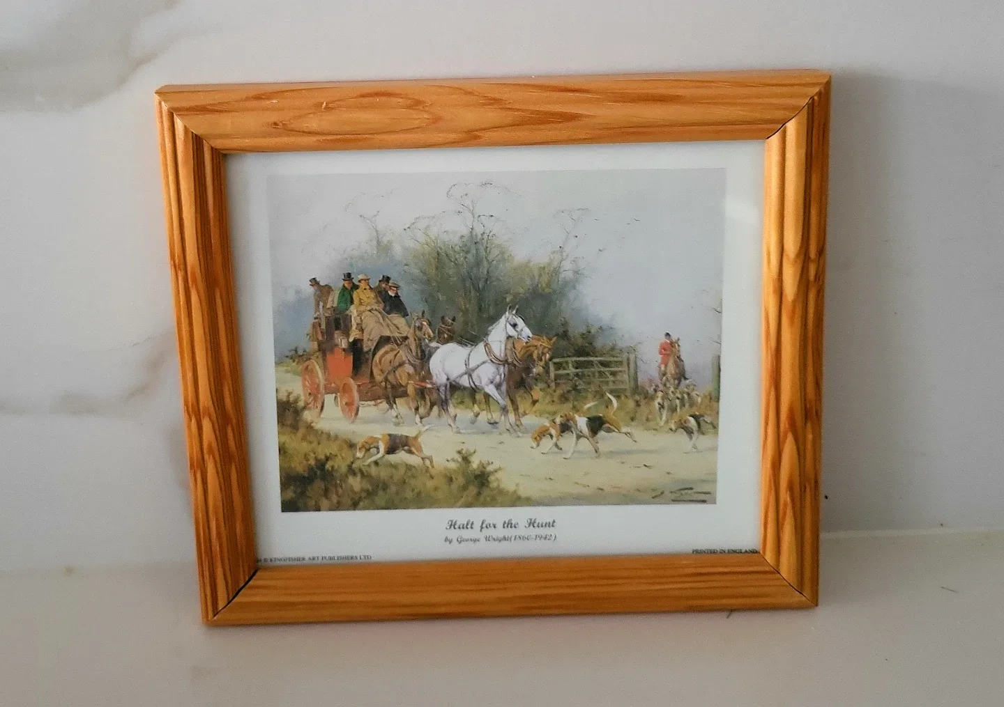 George Wright Vintage Framed Horse Hunt Prints - Set of 4 image indicator(6)