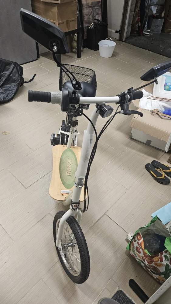 Razor Electric Scooter with Basket