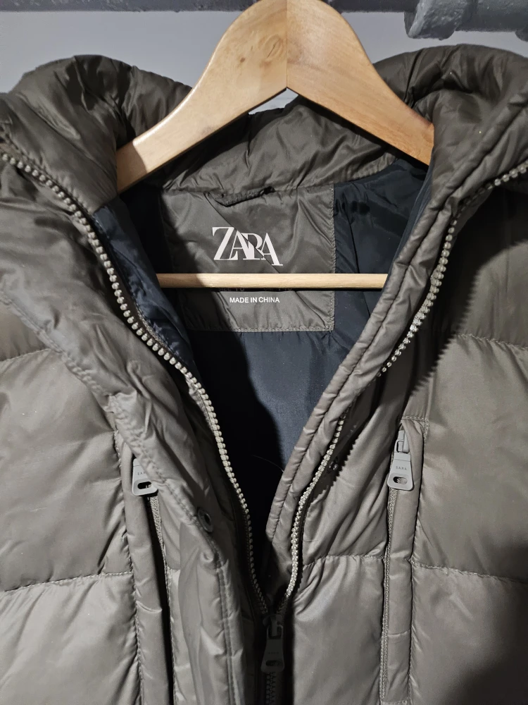 Zara Puffer Jacket - Olive Green - photo 2
