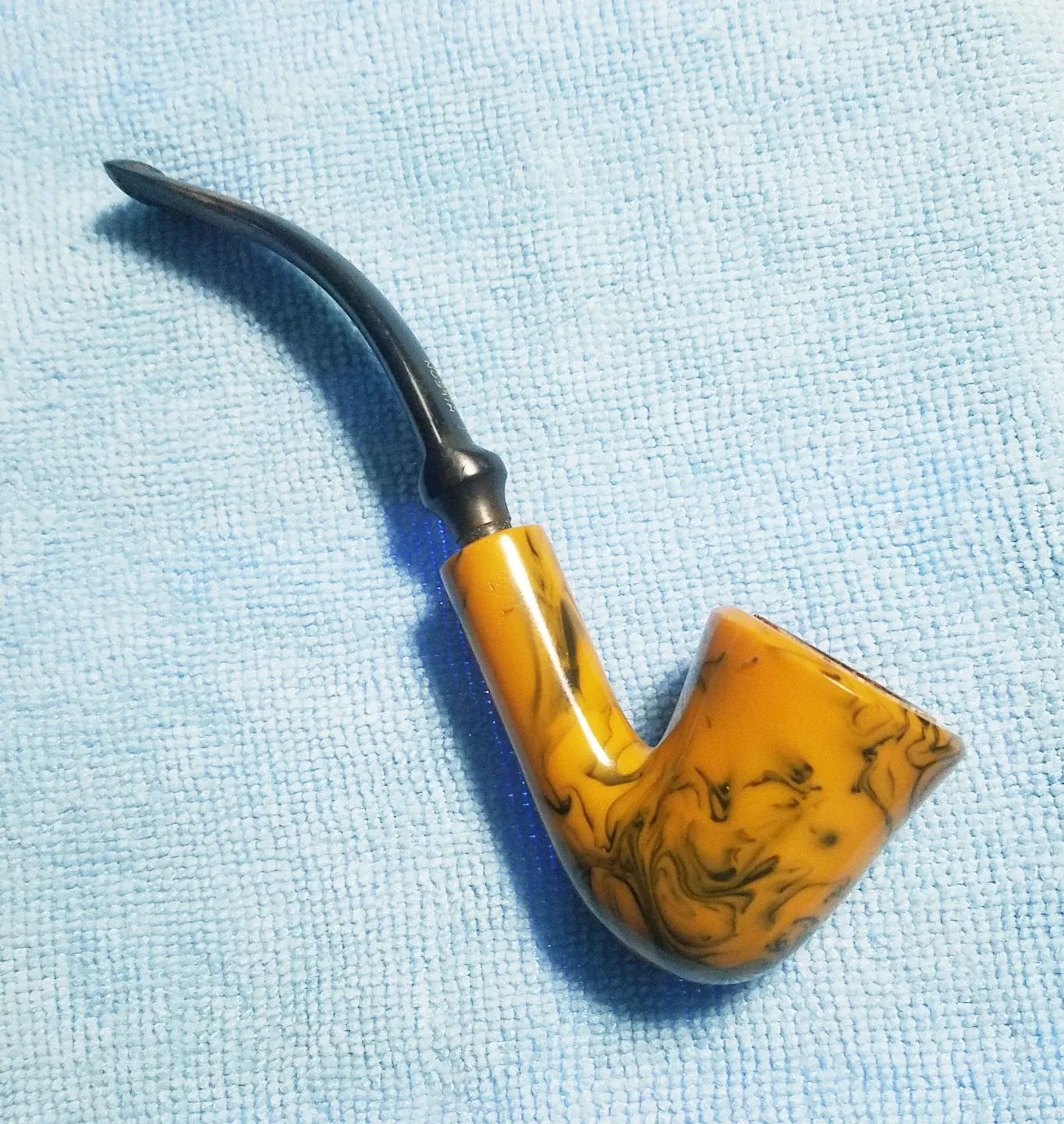 Vintage 1970's Hilson Fantasia Meershaum Lined Pipe image indicator(2)