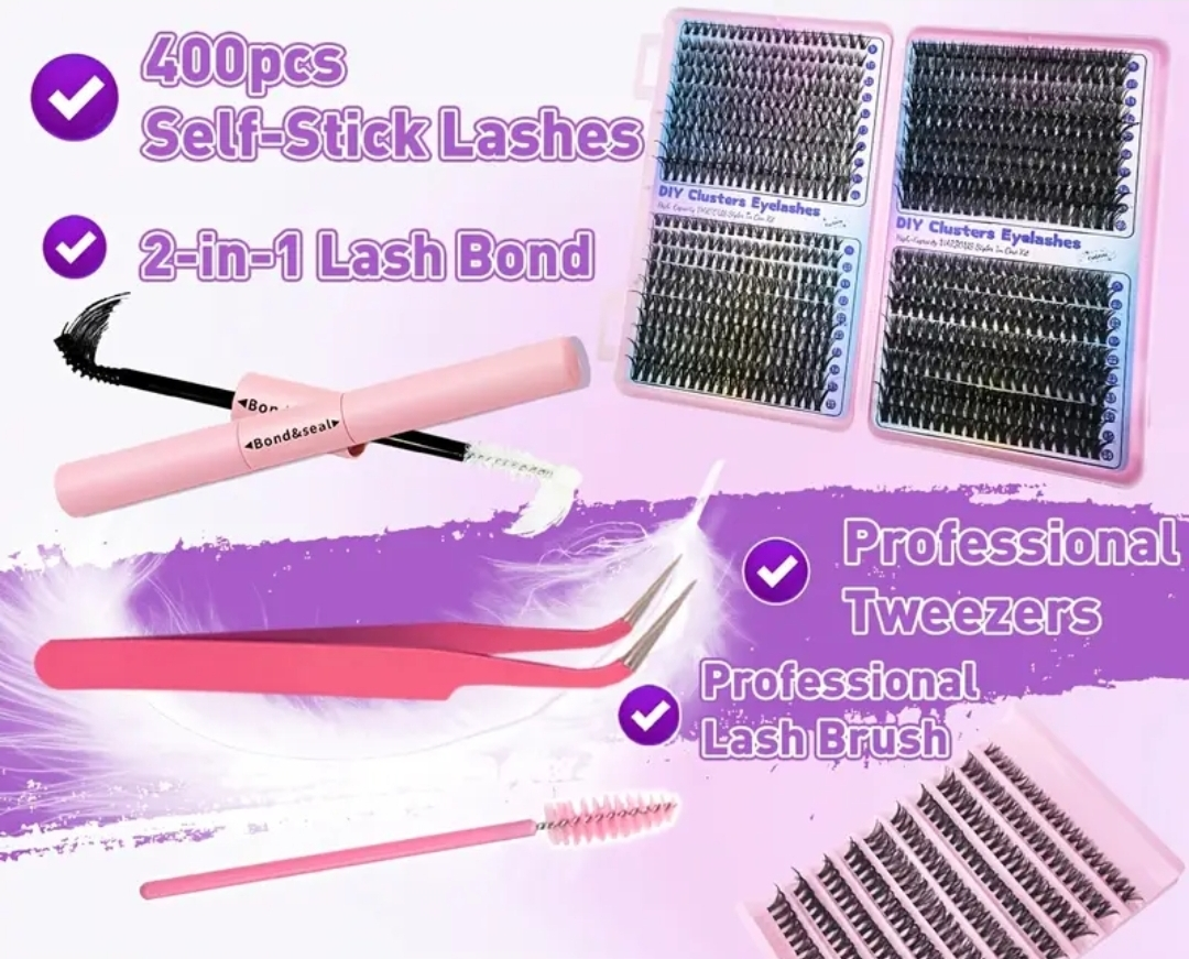 ✨ DIY Cluster Eyelash Extension Kit – Salon Results at Home! ✨ - photo 4