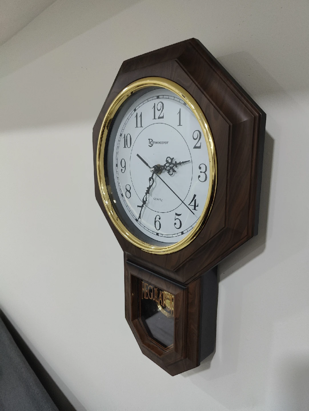Timekeeper Quartz Regulator Wall Clock - photo 3