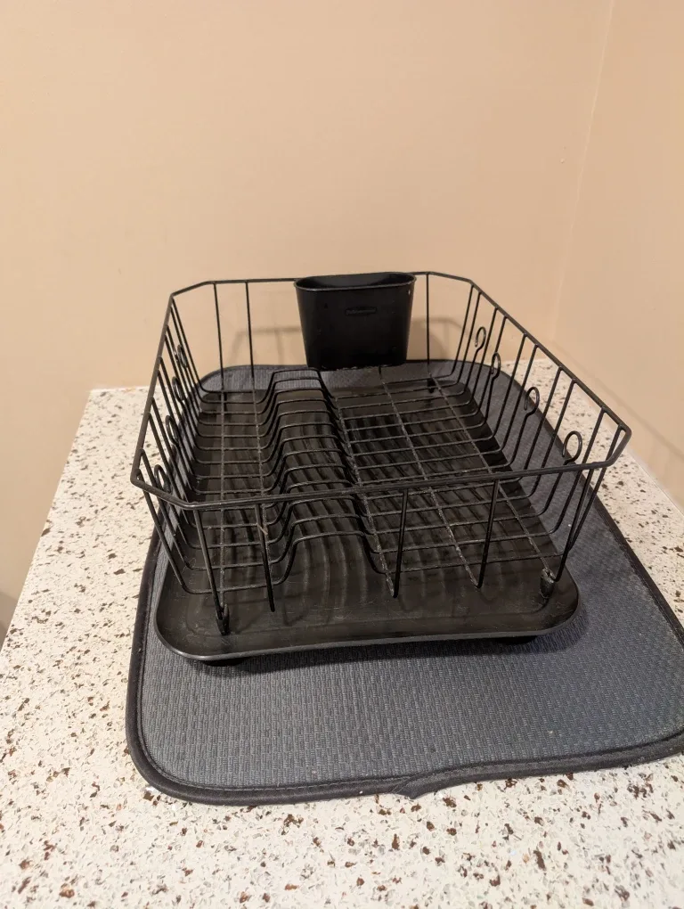 Dish Drying Rack and Mat