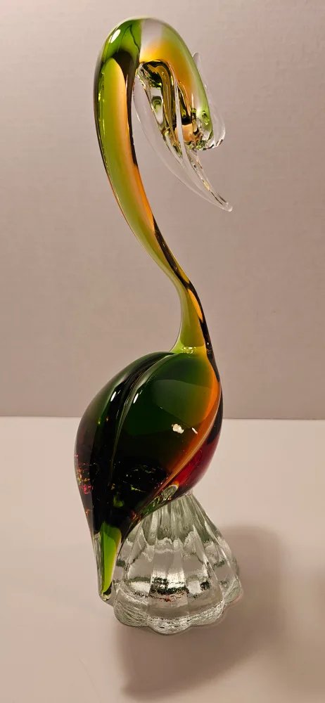 Glass Swan Figurine - Decorative Art image indicator(2)