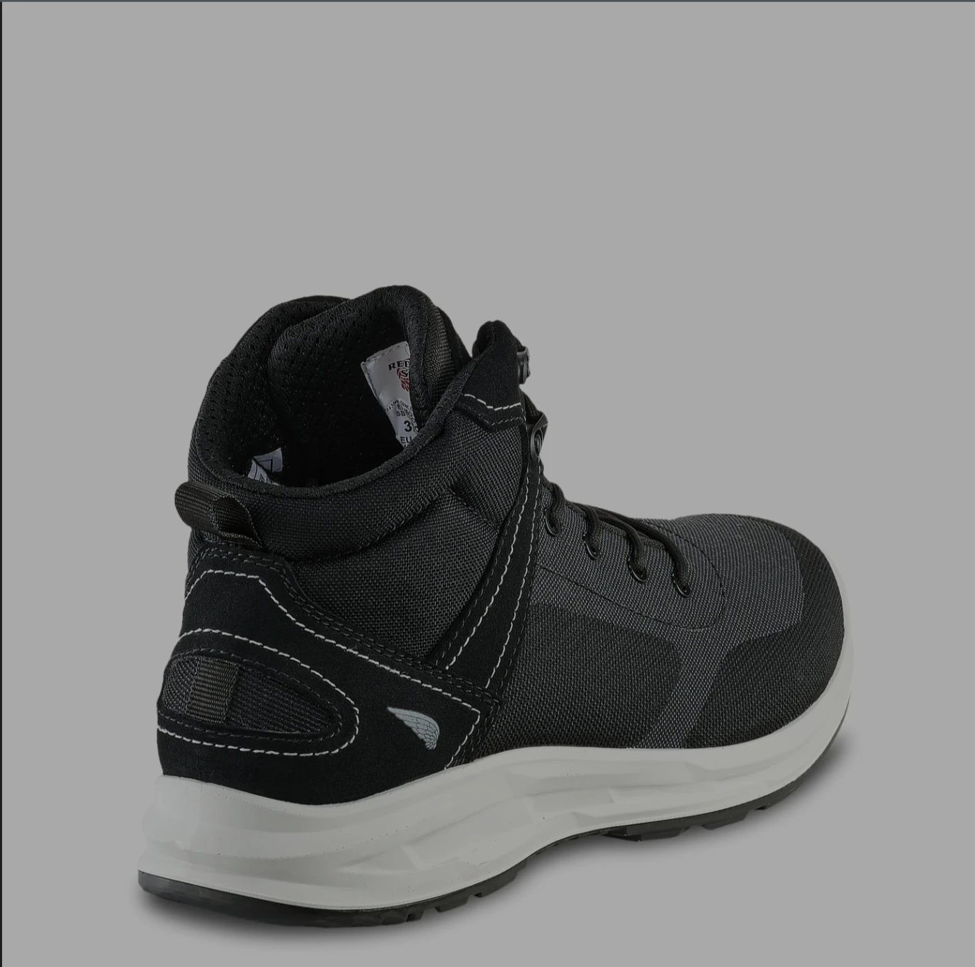 Red Wing Shoes Black Work Boots - photo 2