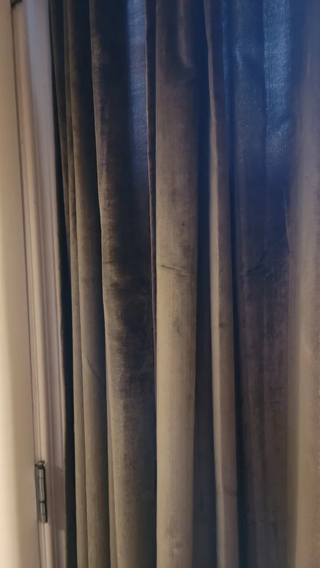 Velvet Curtain Panel - Dark Green image indicator(2)