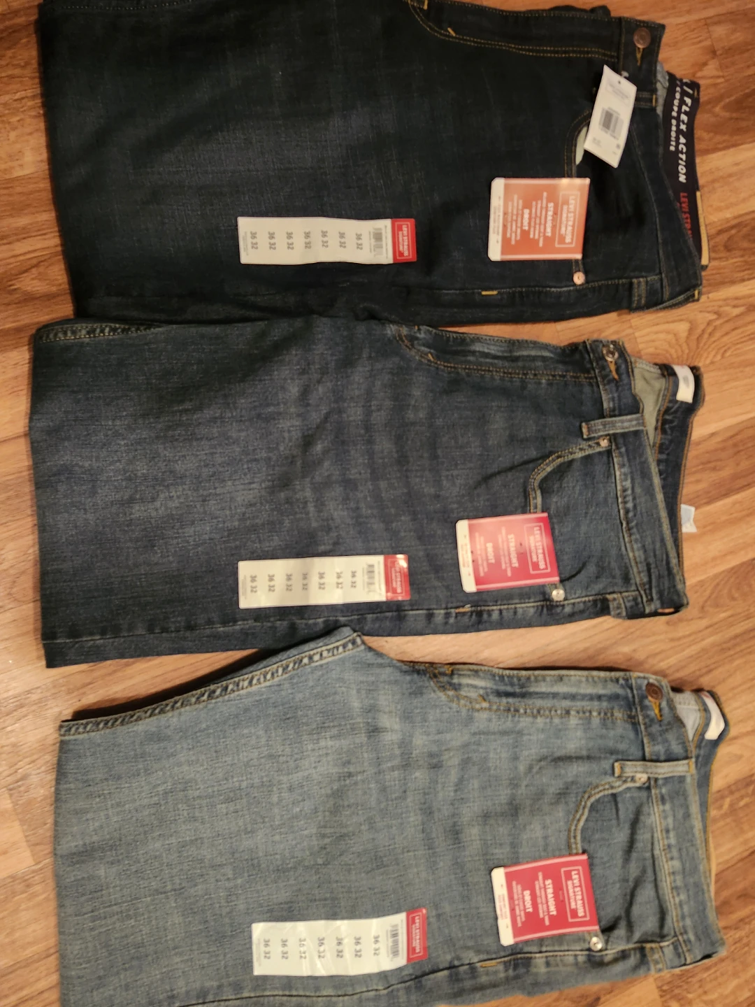 Levi Strauss FLEX ACTION Jeans, Size 36x32