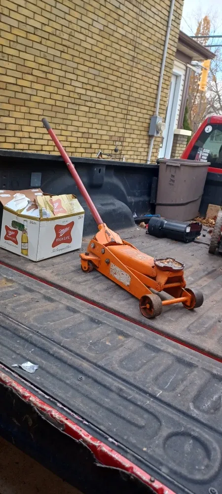 Orange Hydraulic Floor Jack