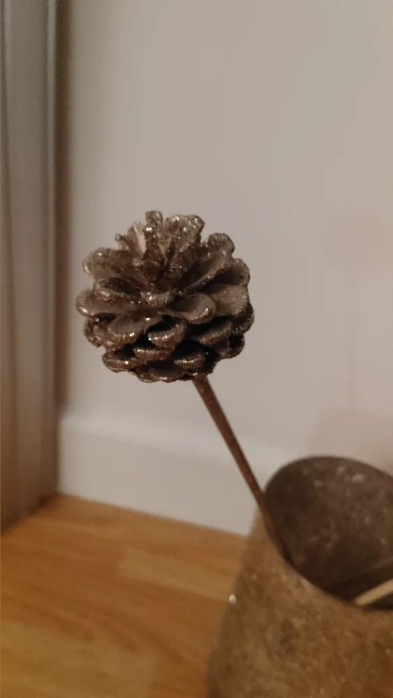 Decorative Glass Gold Vase image indicator(5)