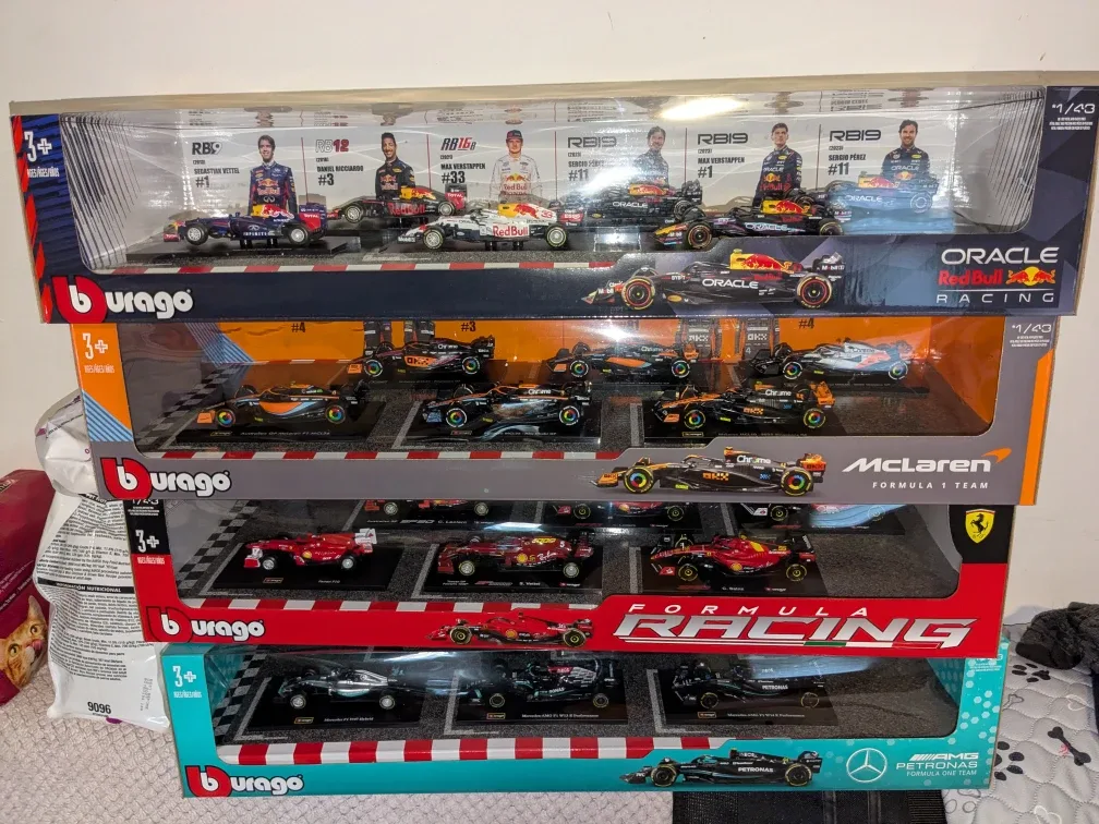 Burago 1/43 Formula 1 Model Cars