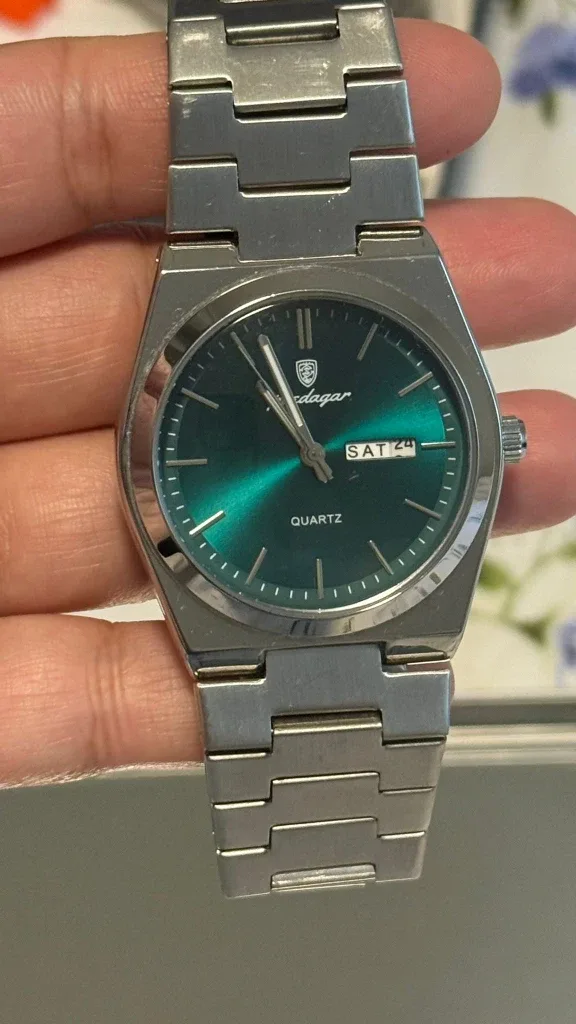 Sugess Green Dial Quartz Watch