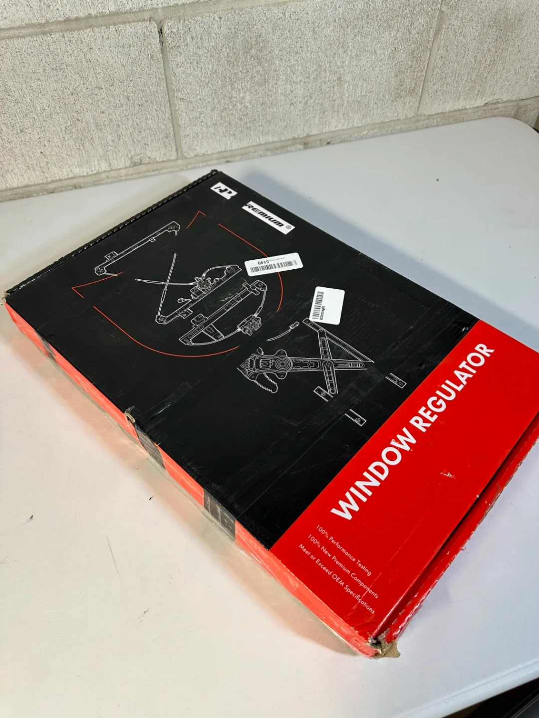 A-Premium Power Window Regulator - Rear Driver Side image indicator(3)