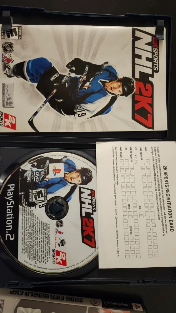 PS2 Games: FIFA 2006, NHL 2K7, GTA San Andreas, Ace Combat 5 image indicator(3)