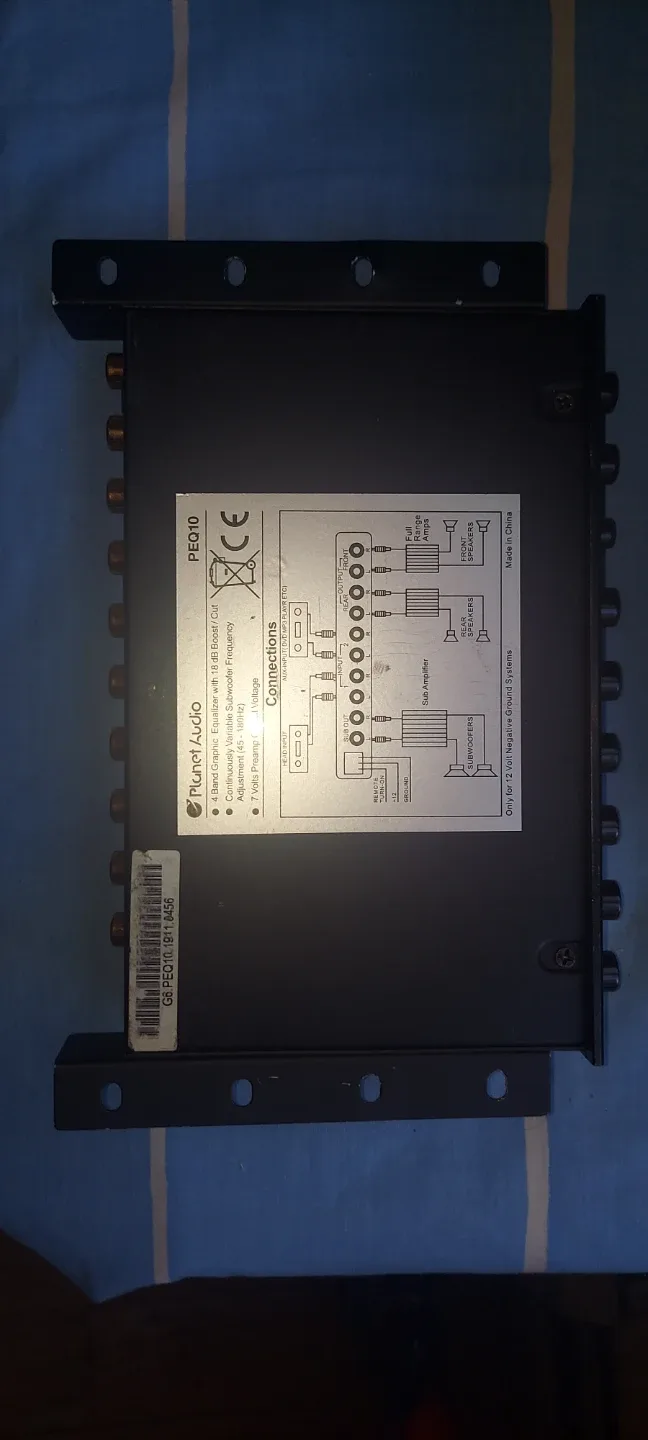 Planet Audio PEQ10 4-Band Equalizer image indicator(2)