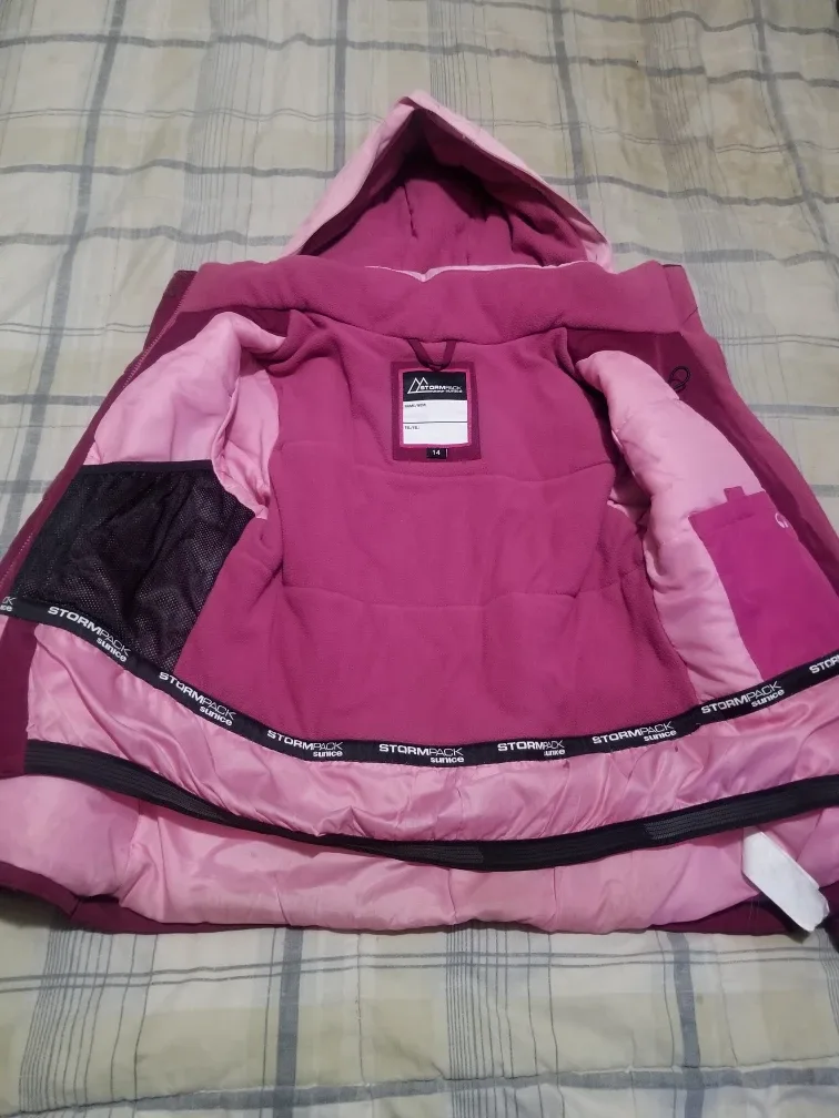 Kids Pink Stormpack Sunice Jacket (Size 14) image indicator(3)